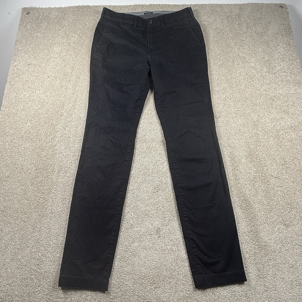 Express Mens Skinny Stretch Chinos 31x34 Black